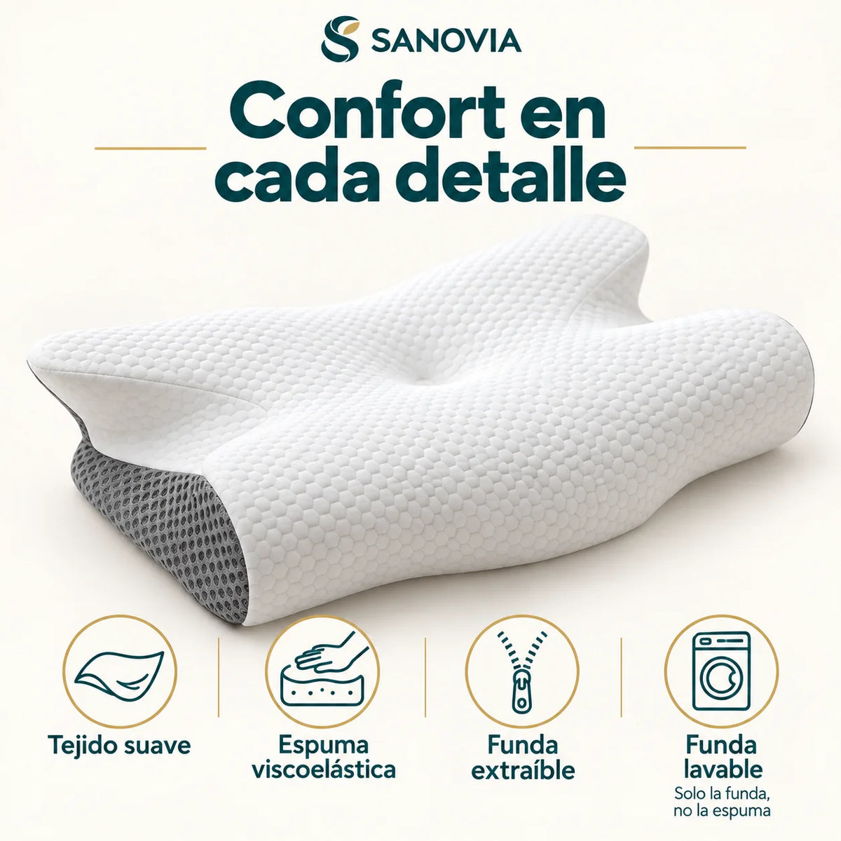 Sanovia Serena™ | Almohada cervical